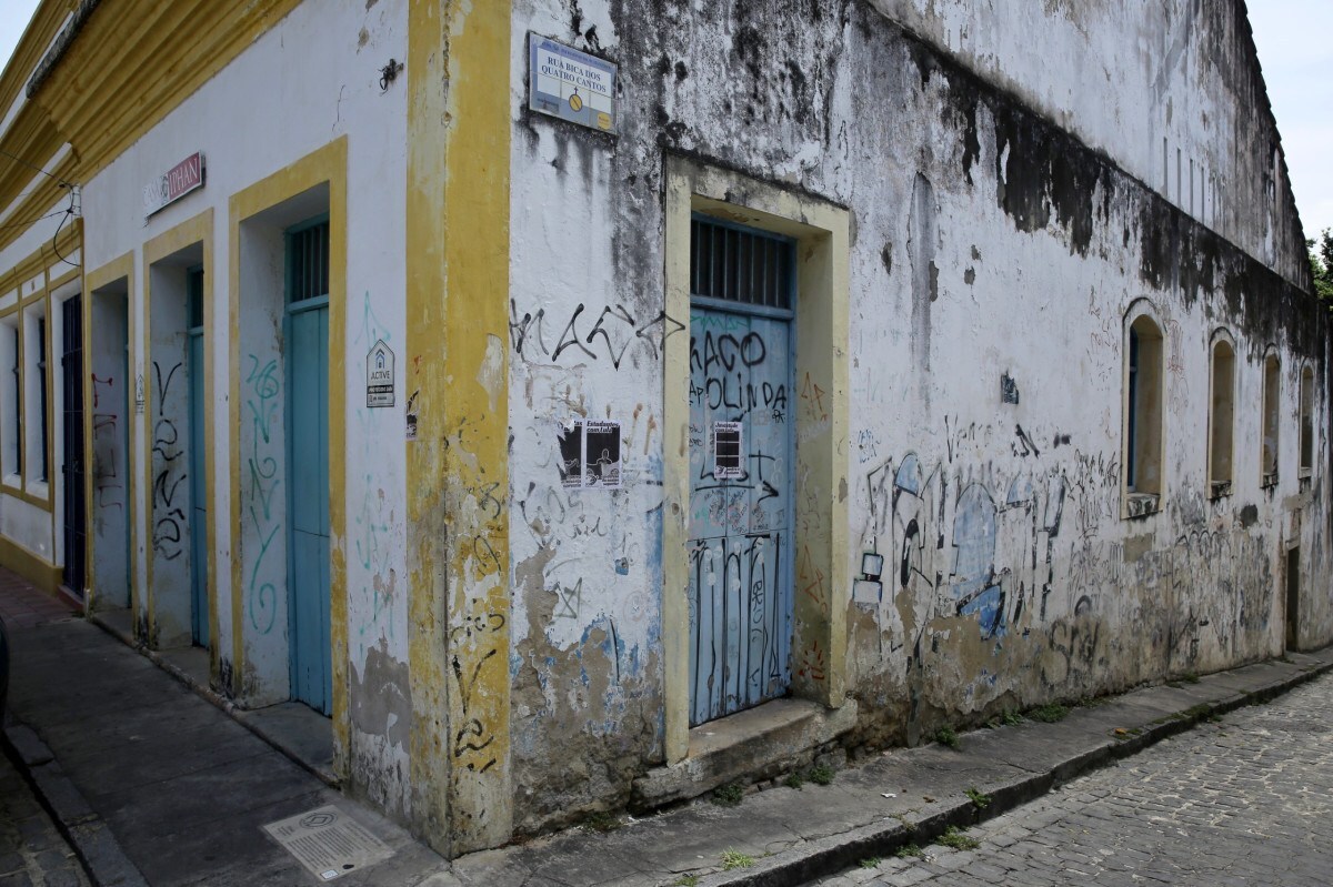Prefeitura de Olinda promete fiscalizar pichações (Maurício Ferry/ DP Foto)