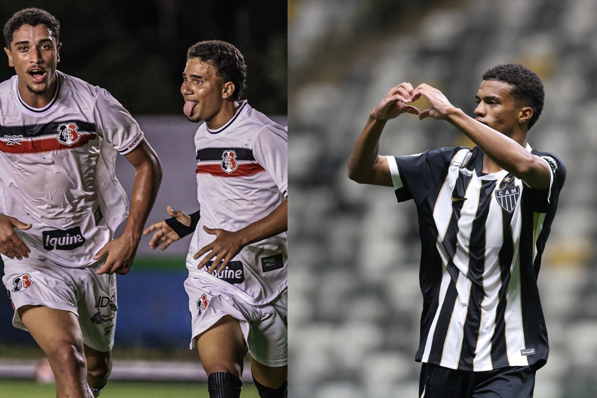 Copa do Brasil Sub-20: Santa Cruz encara o Atl&eacute;tico-MG nas quartas - Reprodu&ccedil;&atilde;o/SCFC | Daniela Veiga/Atl&eacute;tico