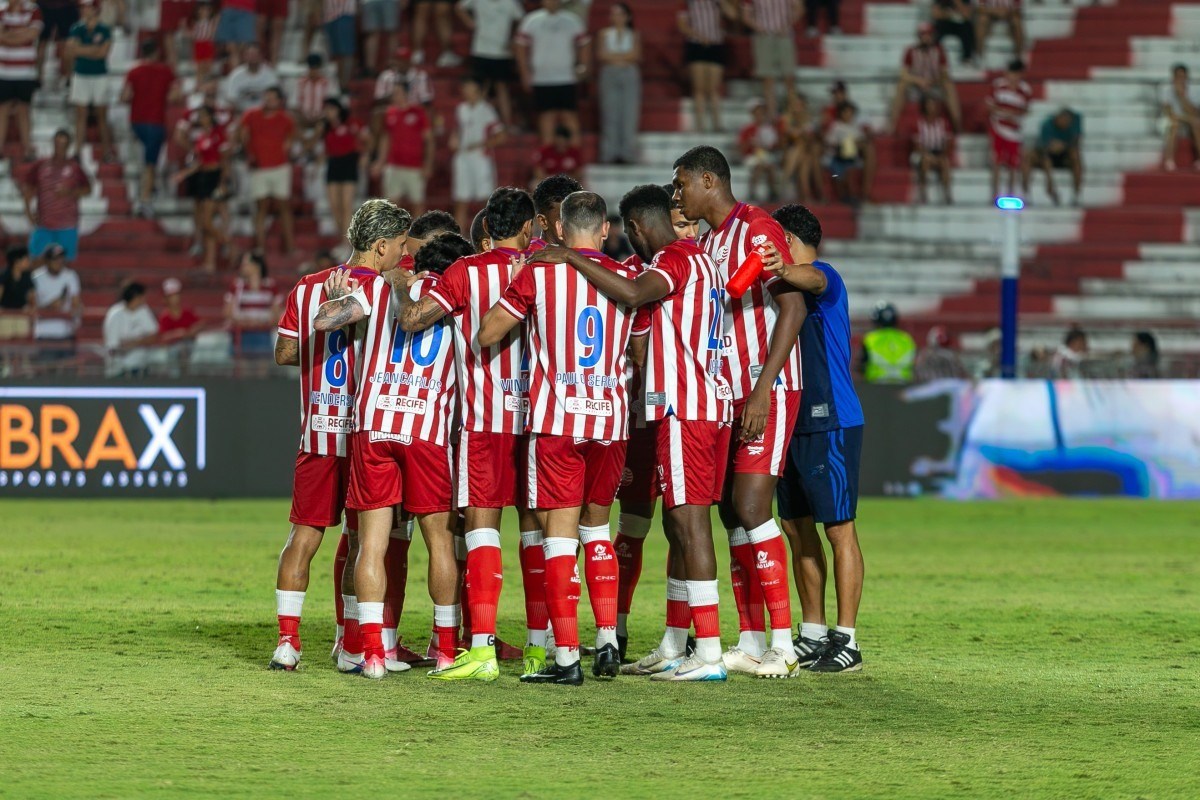 Equipe do Náutico em jogo da Série B /Rafael Vieira/CNC