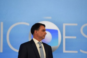  O senador e candidato &agrave; presid&ecirc;ncia da rep&uacute;blica Fl&aacute;vio Bolsonaro (PL). 