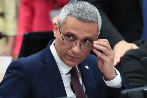 O &aacute;udio &eacute; atribu&iacute;do ao senador eleito Gustavo Gayer (PL)