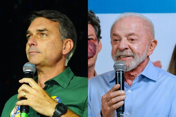Fl&aacute;vio Bolsonaro e Lula disputam segundo turno presidencial em 2026