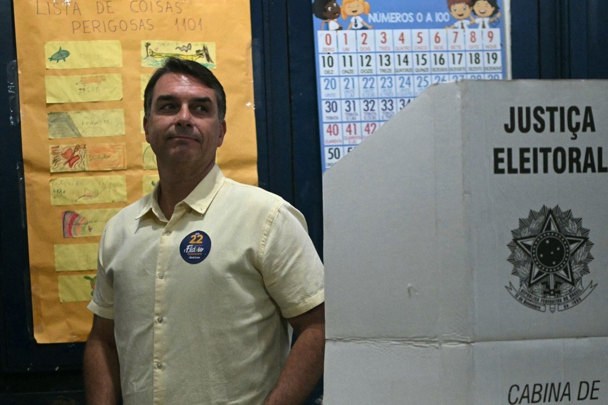 Flávio Bolsonaro/MAURO PIMENTEL / AFP