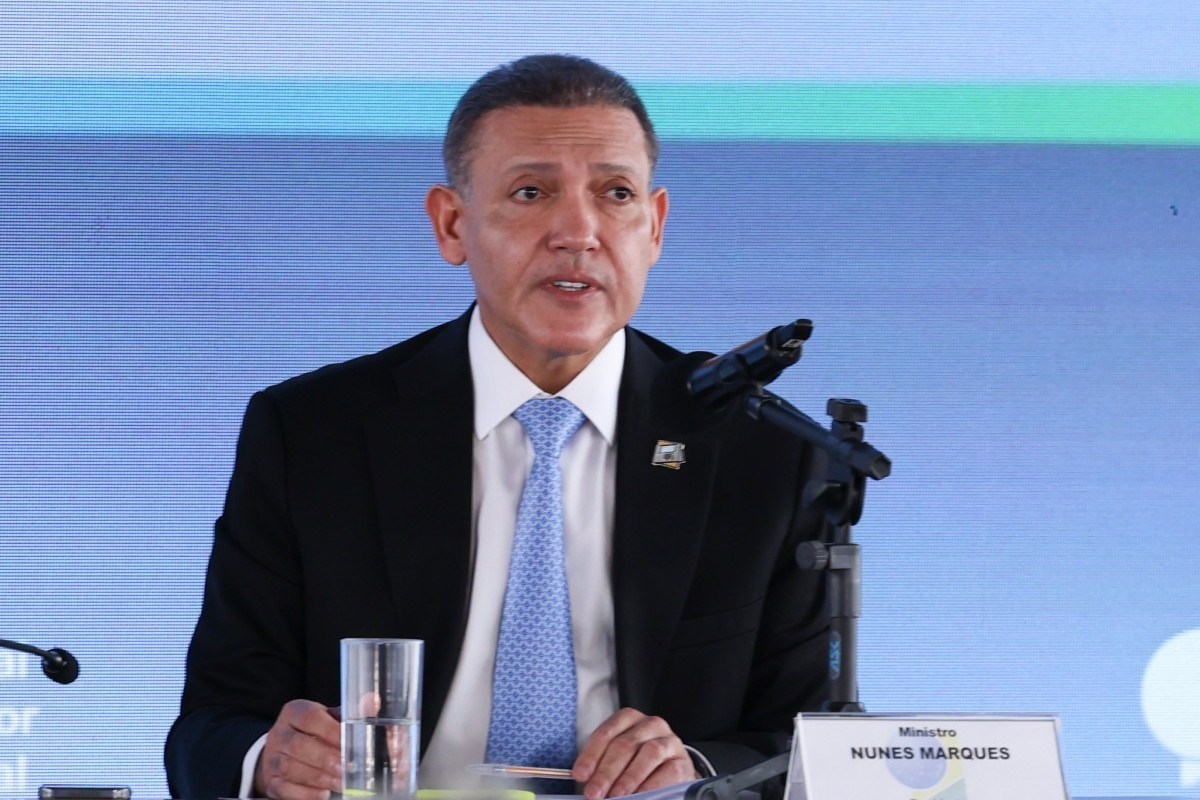 Presidente do TSE, ministro Kassio Nunes Marques, durante coletiva de imprensa/Lula Marques/Agência Brasil