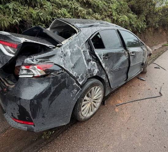 Al&eacute;m de Pedro, estava no carro um assessor de comunica&ccedil;&atilde;o do parlamentar/Reprodu&ccedil;&atilde;o/Instagram
