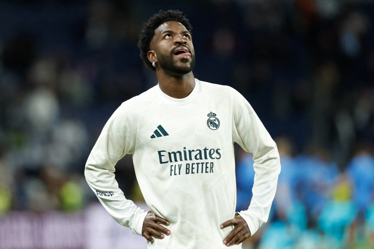 Vini Jr., atacante do Real Madrid/OSCAR DEL POZO / AFP