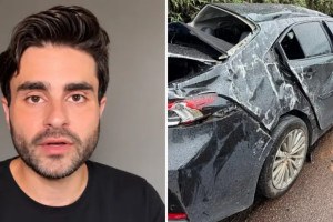 Segundo o parlamentar, os ocupantes n&atilde;o tiveram "basicamente nenhum arranh&atilde;o"