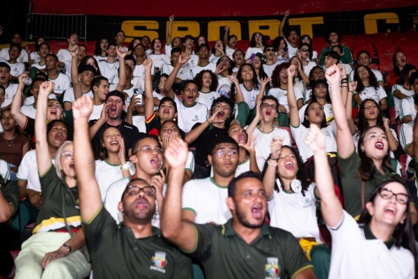 Sport promove quinta edi&ccedil;&atilde;o do Torcedor Nota 10 com alunos de Igarassu na Ilha do Retiro - Igor Cysneiros / SCR