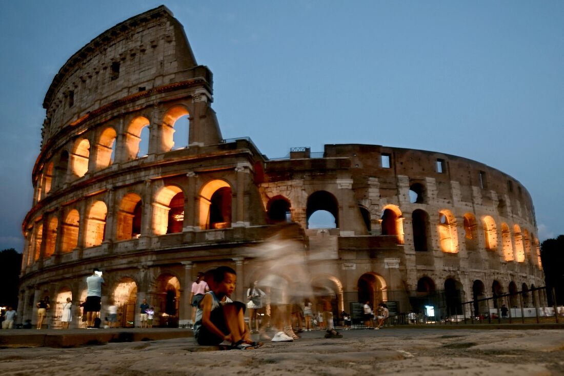  O Coliseu de Roma, uma das principais atrações turísticas da Itália/Foto: Filippo Monteforte/AFP