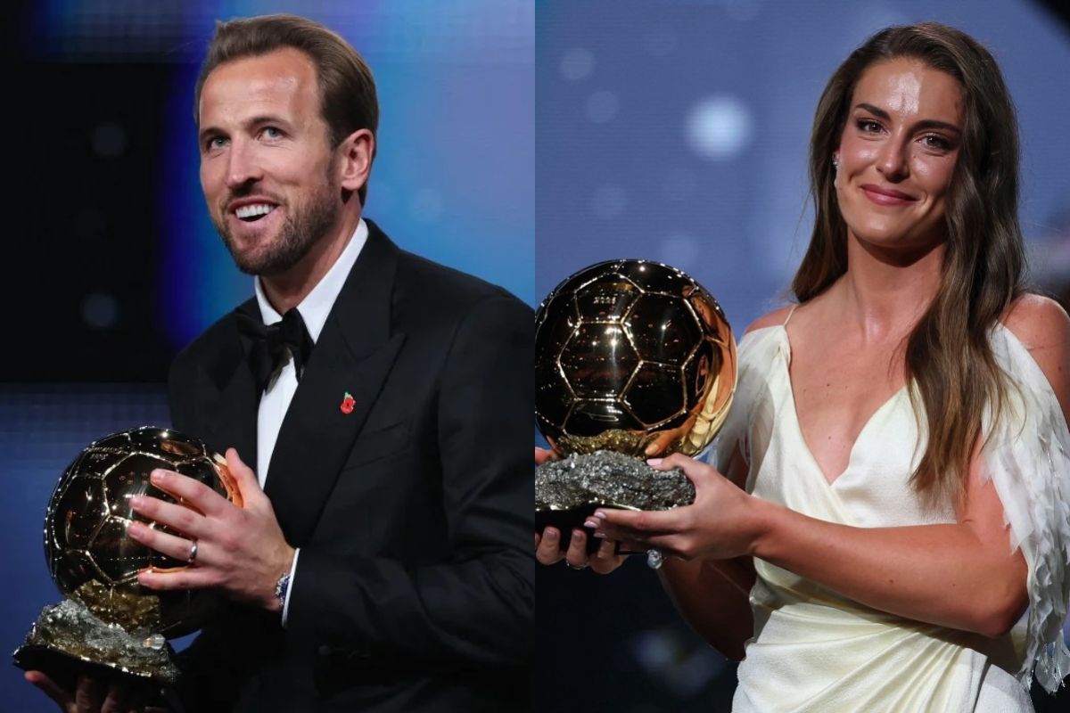 Harry Kane e Alexia Putellas, vencedores da Bola de Ouro 2026/FRANCK FIFE/AFP
