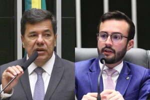 Deputados federais Mendon&ccedil;a Filho (PL) e Lula da Fonte (PP)