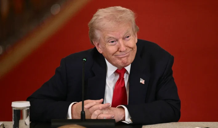 O presidente americano Donald trump/Brendan Smialowki / AFP