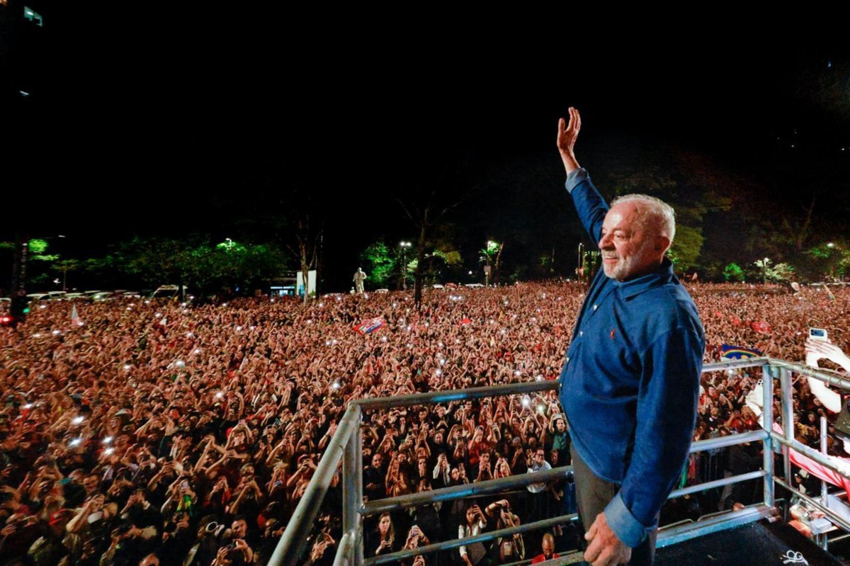 Presidente da República, Luiz Inácio Lula da Silva, durante discurso de reeleição, São Paulo (SP)/Ricardo Stuckert