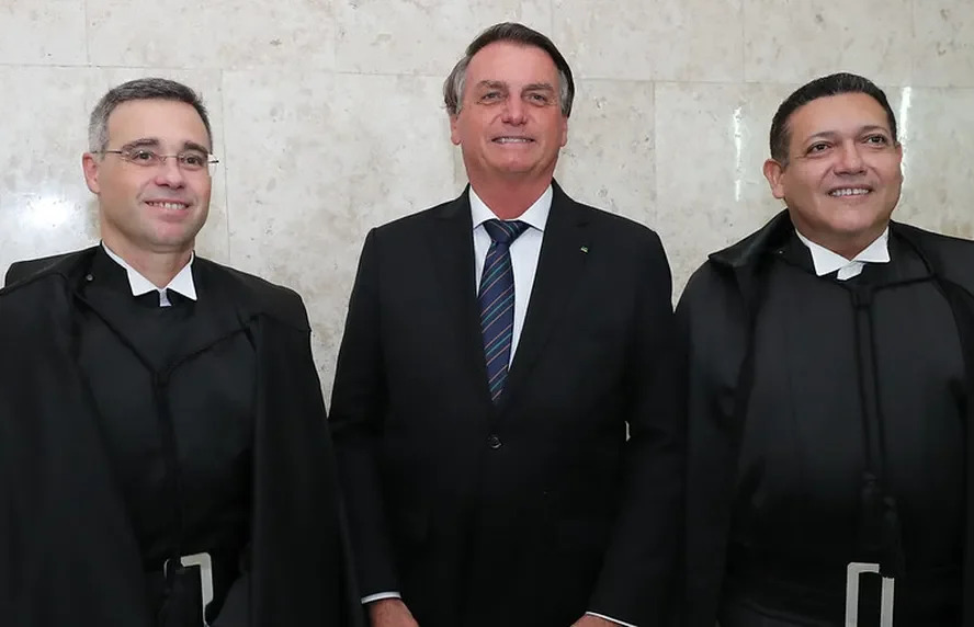 Os ministros do STF, André Mendonça e Kássio Nunes Marques, indicados do ex-presidente Jair Bolsonaro (PL)/Isac No?brega/PR