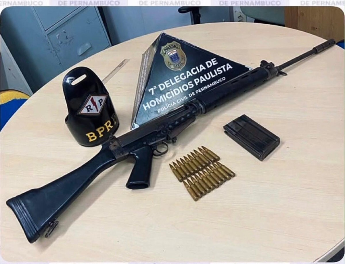 Ex&eacute;rcito afirma que investiga&ccedil;&otilde;es continuar&atilde;o ap&oacute;s recupera&ccedil;&atilde;o de fuzil e 20 muni&ccedil;&otilde;es desaparecidos de quartel - Foto: Reprodu&ccedil;&atilde;o/Redes Social