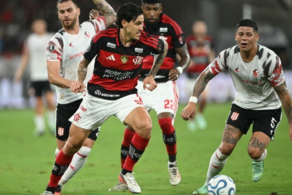 Partida entre Flamengo x Estudiantes na Libertadores/MAURO PIMENTEL / AFP
