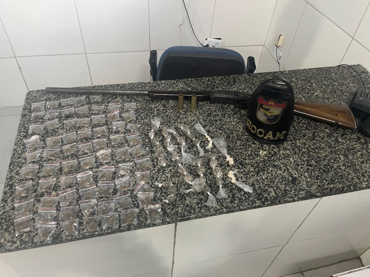 Operação apreende 28 armas, cerca de 12 kg de drogas e uma granada em Pernambuco
 (Ascom/PMPE)