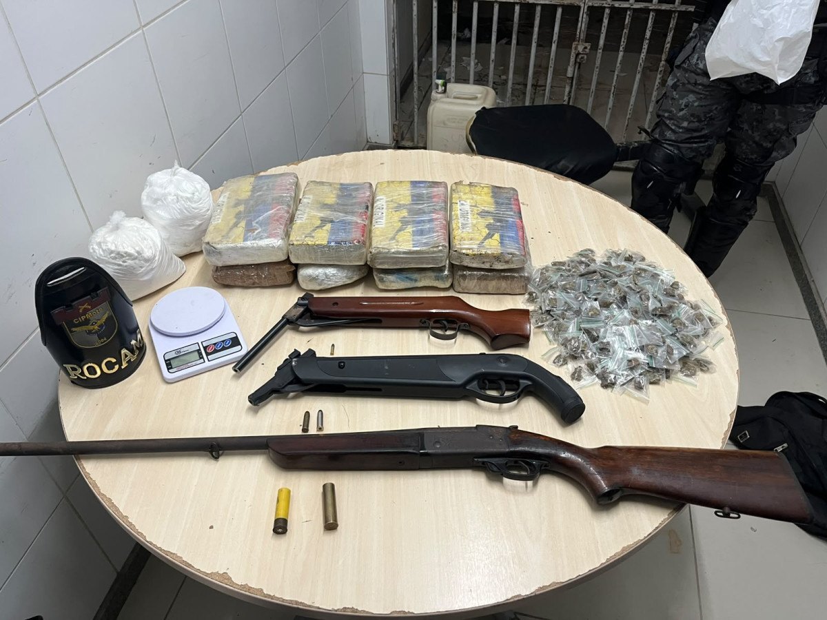 Operação apreende 28 armas, cerca de 12 kg de drogas e uma granada em Pernambuco
 (Ascom/PMPE)