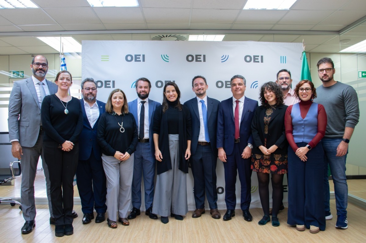 Reunião com a Organização dos Estados Ibero-Americanos (OEI), na Espanha (Divulgação)