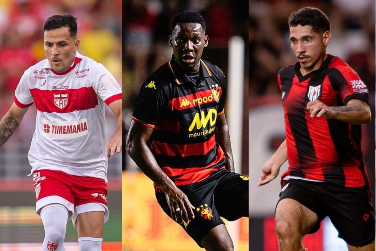 CRB, Sport e Atlético Goianiense disputam a mesma vaga para os playoffs da Série B/Francisco Cedrim/CRB, Paulo Paiva/Sport e Raphael Teixeira/Atlético-GO