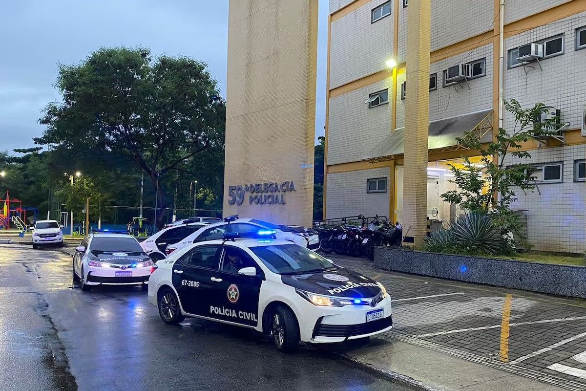 Viaturas da Polícia Civil do Rio/Divulgação/Polícia Civil do Estado do Rio de Janeiro