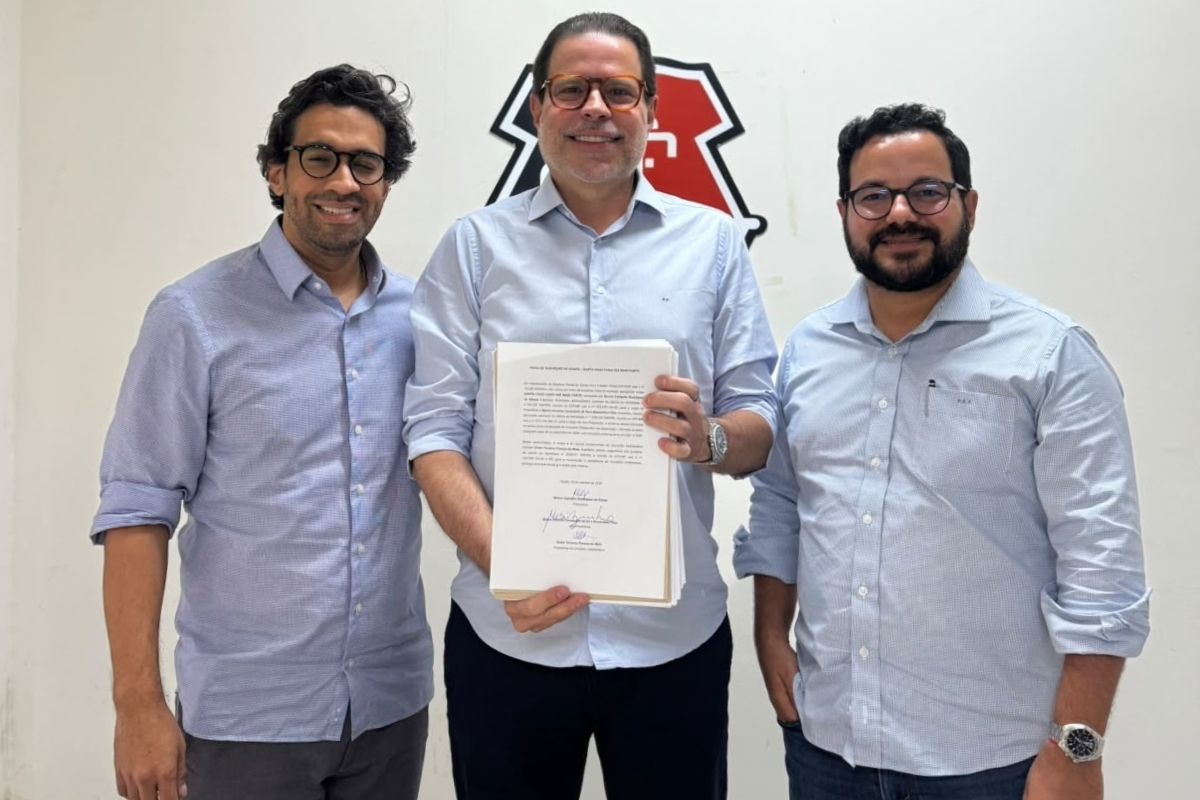 Elei&ccedil;&atilde;o do Santa Cruz ter&aacute; chapa &uacute;nica, e Bruno Rodrigues ser&aacute; reeleito presidente por aclama&ccedil;&atilde;o - Reprodu&ccedil;&atilde;o/Ascom Santa Cruz