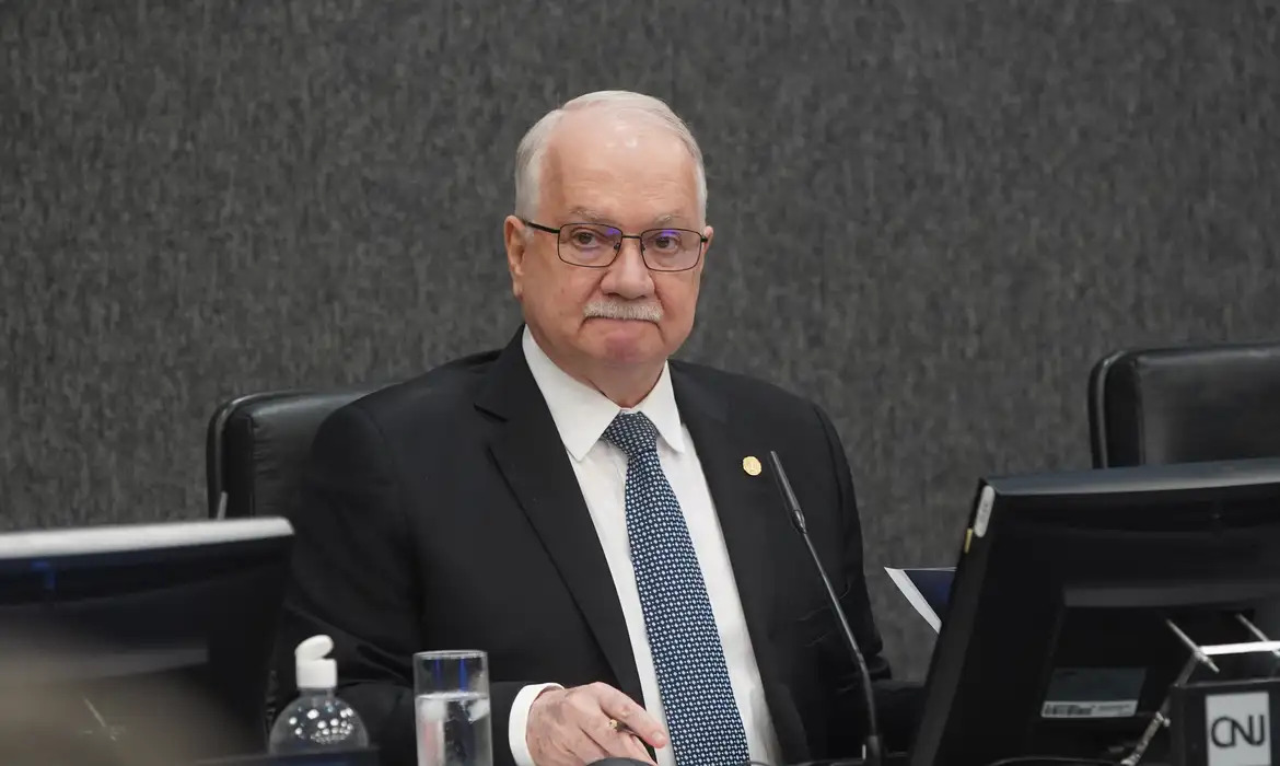Ministro Edson Fachin, presidente do Supremo Tribunal Federal (STF)/G. DETTMAR/ CNJ