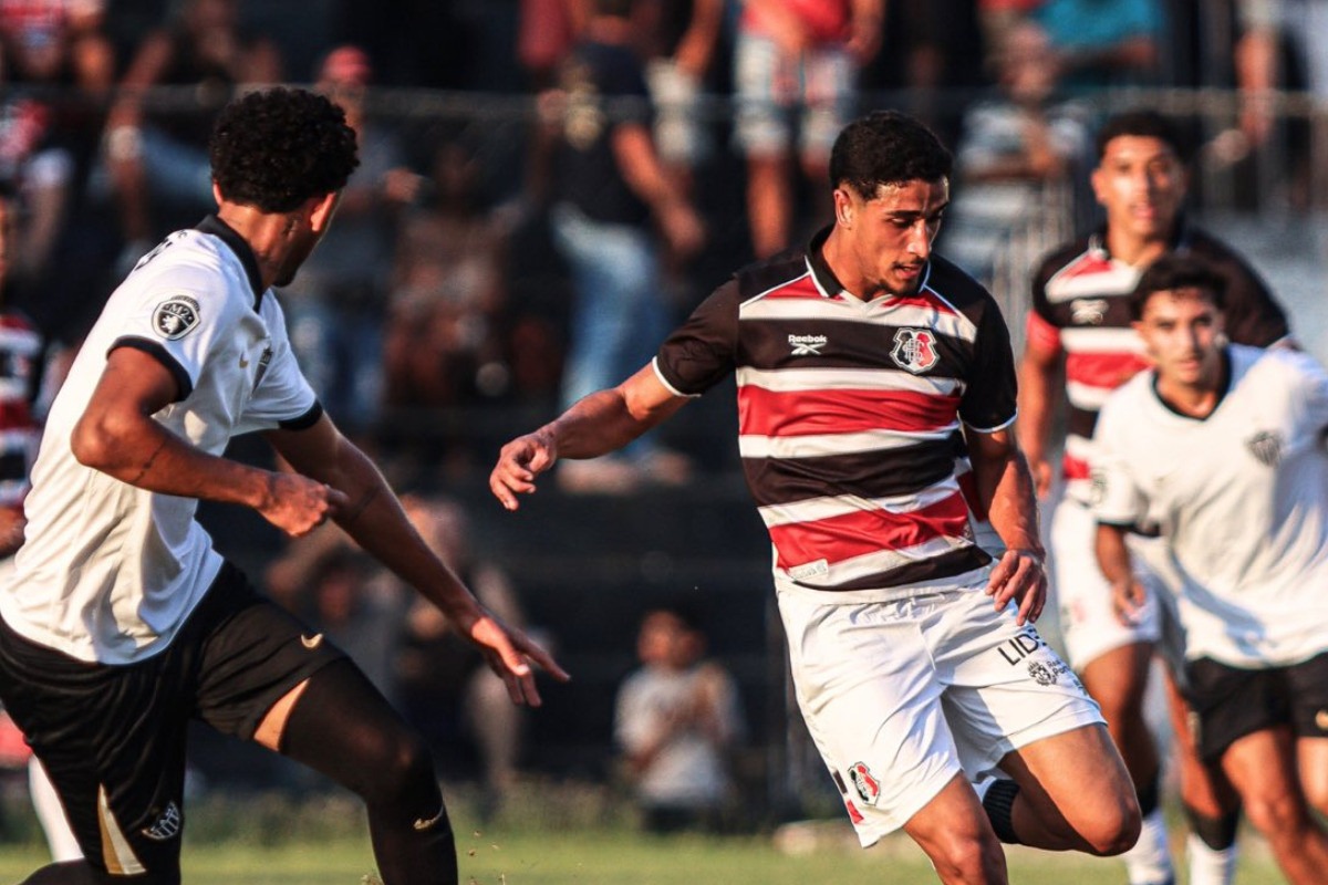 Santa Cruz e Atlético-MG empataram no Lacerdão /Reprodução/FPF