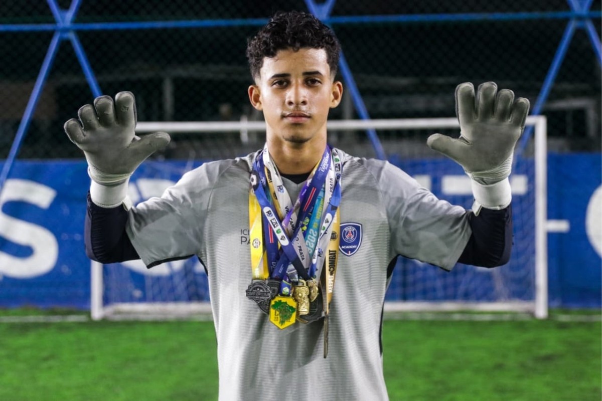 Matheus Guerra, goleiro de 16 anos. (Foto: Wesllly Gomes/DP foto)