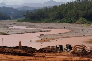 Barragem de Santar&eacute;m tamb&eacute;m foi atingida pela lama