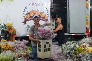 Feira de flores para o Dia de Finados