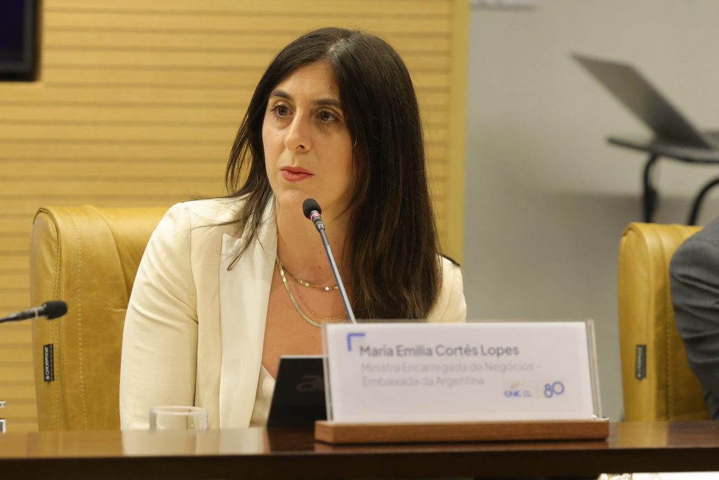 Encarregada de Negócios da Embaixada da Argentina no Brasil, María Emilia Cortés/CNC/Divulgação