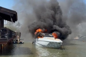 Lancha explode durante abastecimento e deixa feridos no Litoral Sul de Pernambuco