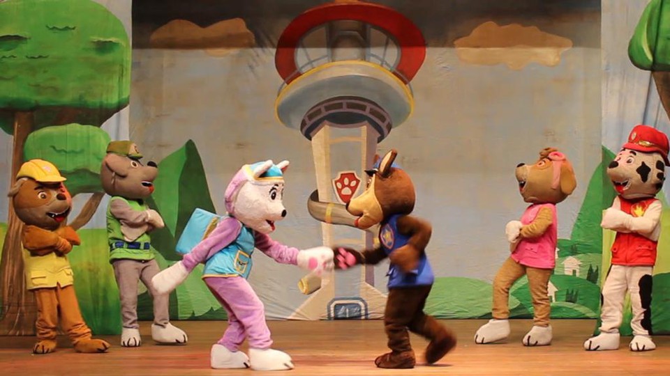 Musical conta as aventuras da turma de cachorrinhos liderada pelo menino Ryder (Adriano Soares)