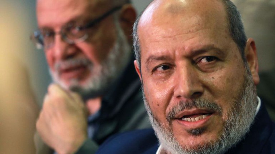 Um membro do alto escalo do Hamas disse que Khalil al Hayya (foto), um dos principais dirigentes do grupo, vai liderar a delegao (foto: LOUAI BESHARA / AFP)