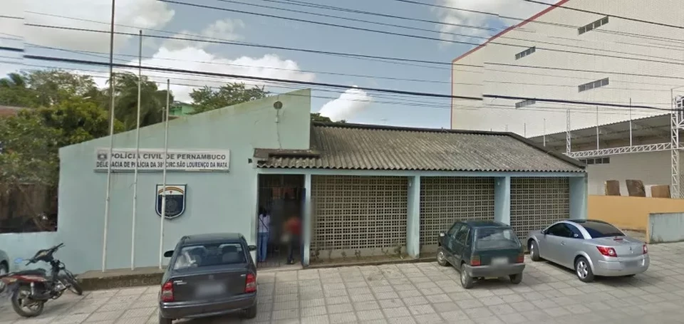 A delegacia de So Loureno da Mata est responsvel pelas investigaes do caso (Foto: Reproduo/Google Maps)