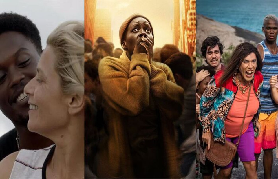 (Da esquerda para a direita, 'Salamandra', 'Um lugar silencioso: Dia um' e 'T de graa: O filme')