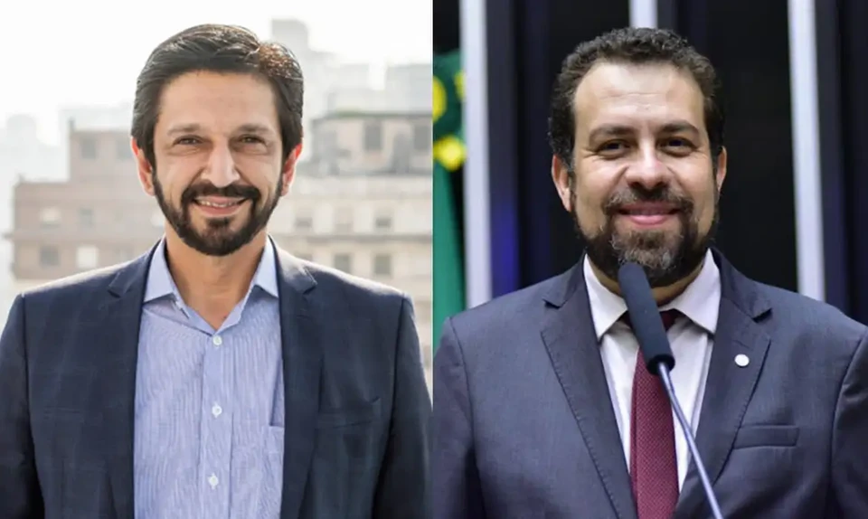Ricardo Nunes (MDB) ( esq.) e Guilherme Boulos (PSOL) ( esq.)  (foto: EDSON LOPES JR./PREFEITURA SP E ZECA RIBEIRO/CMARA DOS DEPUTADOS)