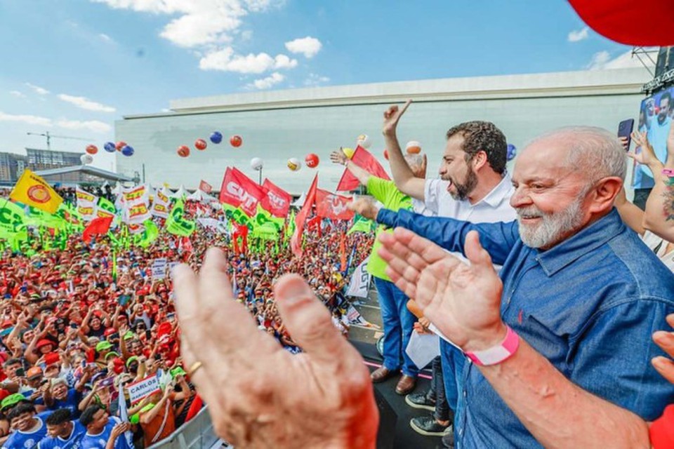 Presidente da Repblica, Luiz Incio Lula da Silva, durante Ato Unificado em Comemorao do 1 de Maio, na Neo Qumica Arena, em So Paulo (Foto: Ricardo Stuckert / PR)