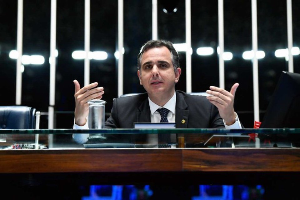 Presidente do Senado também disse esperar que "a Câmara possa evoluir, para termos uma lei federal que discipline essas plataformas digitais no Brasil" - (crédito: Roque de Sá/Agência Senado ) 