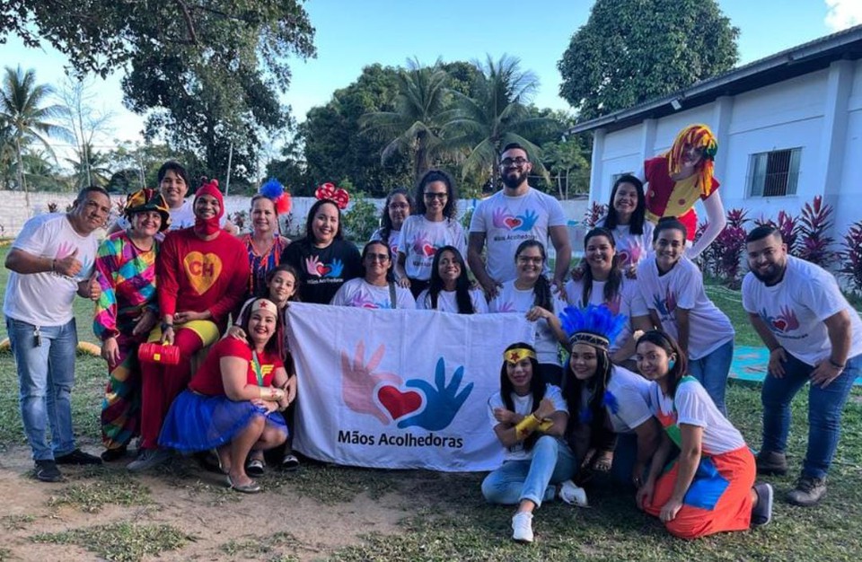A equipe  formada por 61 voluntrios que se revezam (Foto: Divulgao)