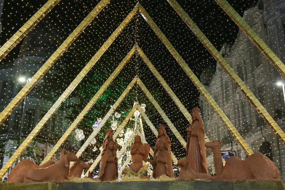 Presépio é um dos símbolos do Natal (Foto:Rafael Vieira/DP)