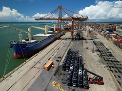 Empresa chinesa BYD desembarca quase 2 mil veculos eltricos no Porto de Suape (Foto: Divulgao)