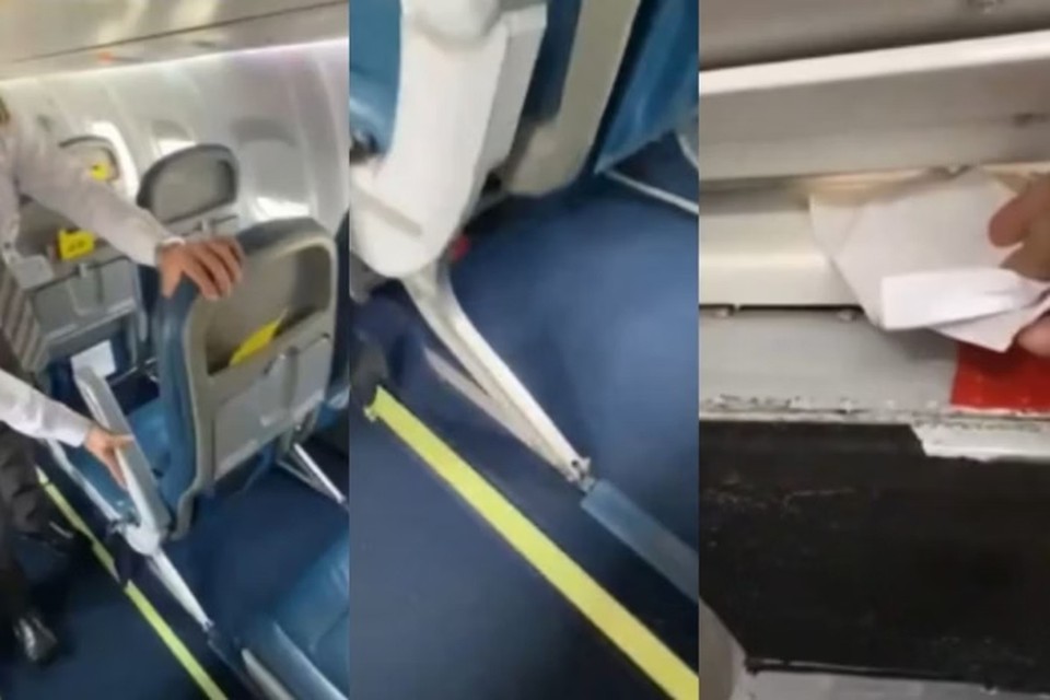 Ex-funcionrios da VoePass denunciavam irregularidades e falta de manuteno nas aeronaves (Foto: Reproduo/TV Globo)