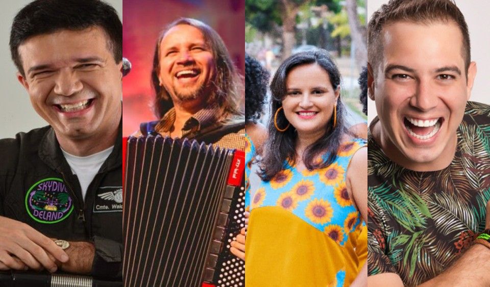 Waldonys, Dorgival Dantas, As Janurias e Benil so atraes do primeiro dia de shows (Fotos: Divulgao)