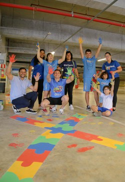 Arena de Pernambuco promove ao de conscientizao sobre o autismo durante jogo do Sport x Vila Nova (Jorge Fontes)
