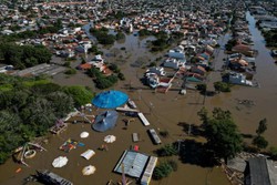 Canoas, municpio do Rio Grande do Sul atingido pelas chuvas - (crdito: Nlson Almeida/AFP)
