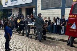 Adolescente  esfaqueado durante briga em colgio particular de Campinas, em So Paulo  (foto: Reproduo/Redes sociais)