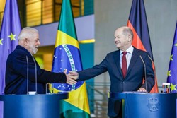 Lula diz que fará esforços adicionais para Mercosul-UE e desiste se ouvir "não" de todos (foto: Ricardo Stuckert / PR)