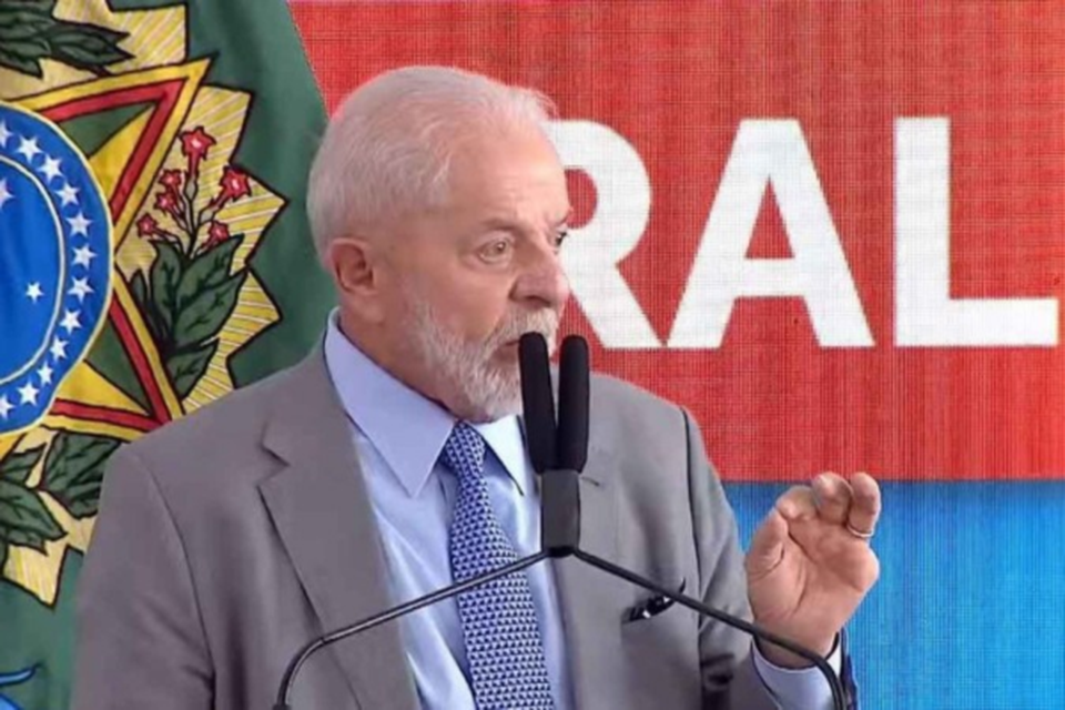 Lula abordou a greve do funcionalismo enquanto fazia a abertura do evento de lanamento de 112 mil unidades do Minha Casa Minha Vida Rural e Entidades  (Crdito: Reproduo/TV Brasil)